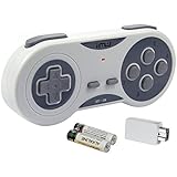 iMW Wireless Gaming Controller for NES | Super NES Classic Edition, Grey - Super NES;