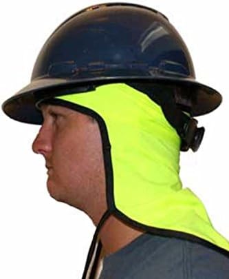 Neck Sun Protector - UV Neck Protection (Safety Green)