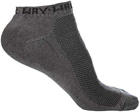 WayWalk Men's Cotton Solid Ankle Socks, Pack of 3