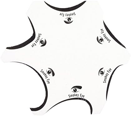Gugzy® 6 in 1 Women's Ladies Smoky Eye Eyeliner Stencil Template Mold Makeup Tool for Beginner