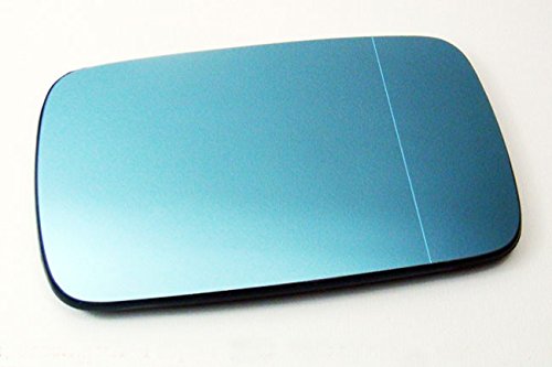 Fits For BMW E46 E39 Right=Left Mirror Glass Blue Heated Aspheric Anti Blind Spot