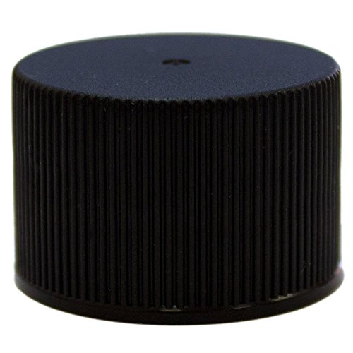 8 fl oz Clear Plastic Bottle with Black Cap (24 Pack)