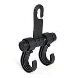 Zeltauto Auto Car Vehicle Seat Headrest Bag Hanger Hook Holder,Universal Car Seat Back Hanger Organizer Hook