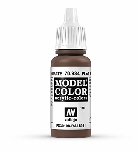 Vallejo Flat Brown Paint, 17ml