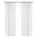 IKEA LILL Curtains Sheer Net White 2 Panels 110 X 98 Canopy Room Divider Voile
