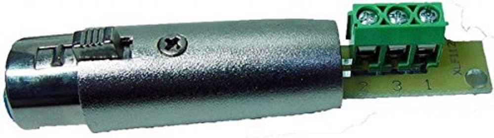 rolls Bare Wire to Female XLR Connecto, USB, Black (XLF112)