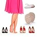Ball of Foot Cushions High Heels - 3 Pairs (6 Pieces) - Soft Gel Insole Metatarsal Pads Shoe Inserts - Mortons Neuroma Callus Metatarsal Foot Pain Relief Bunion Forefoot Cushioning