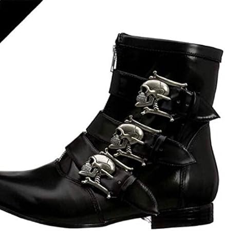 Amazon X Japan Hideさん 愛用 3連スカルバックル ドクロ ブーツ おもちゃ おもちゃ