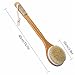 Bath Dry Body Brush-Natural Bristles Back Scrubber With Long Wooden Handle for Cellulite & Exfoliating by Yolika