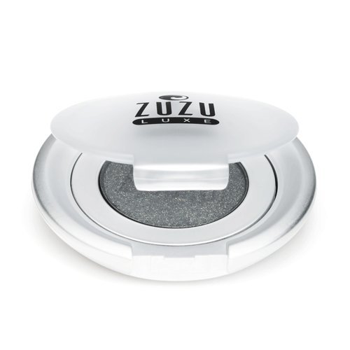 Zuzu Luxe Mineral Eyeshadow (Gem - Charcoal Black/Gold Shimmer), Richly pigmented, velvety smooth formula. Natural, Paraben Free, Vegan, Gluten-free, Cruelty-free, Non GMO, 0.07 oz,