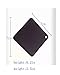 Silicone Trivet Mats,Hot Pot Holders,Kitchen Tool, Hot Dishes,Flexible Hot Pads,Pot Holders,Spoon Rest,Jar Opener(Double Thickening Net Weight: 2.9oz;7x 7x0.3in;4pcs black)