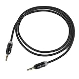Asamoom 3.5mm Aux Cable Male to Male Stereo Audio Cable (1m) for Headphones iPods iPhones iPads Speaker Car Stereos (Black)