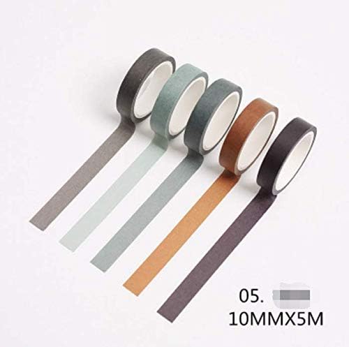 5x Decorative Sticky Paper Masking Adhesive Tape Scrapbooking DIY Decorative Craft Washi Masking Tape