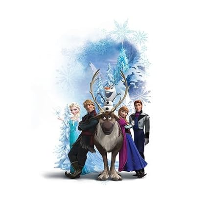 Disney Frozen Character Winter Burst Giant Wall Decals