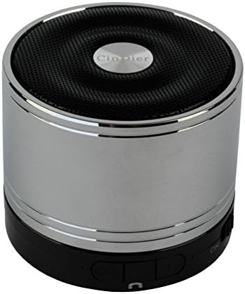 CinDier Ultra Portable Wireless Bluetooth Speaker V3.0 With 5w HiFi Strong Stereo Speaker For Iphone,Ipad,Samsung,HTC,Computer and More.And 12-Month Warranty (Silver)