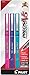 PILOT Precise V5 Stick Liquid Ink Rolling Ball Stick Pens, Extra Fine Point (0.5mm) Pink/Purple/Turquoise Inks, 3-Pack (25004)