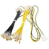 Atomic Market Power Wiring Harness Up to 16 Arcade Led Lighted Buttons w/4 pin 5.5mm x 2.1mm Barel Connector