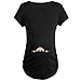 CafePress PEEK-A-BOO BABY BROWN EYES Maternity Dark T-Shir Maternity Dark