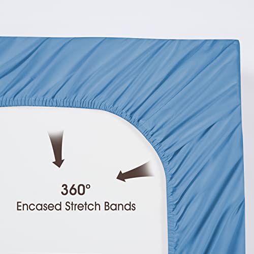 PHF Soft Sheets, 2 Pack Silky Comfy Breathable Cradle Sheets