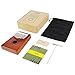 10 Keys Kalimba, Mugig Thumb Piano with Tuning kit Hammer, Cloth Bag and Study Instruction, Perect for Beginner or Children, Easy to Play, Perfect Gift - Carbon Steel/Mahogany