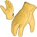SKYDEER Full Premium Genuine Deerskin Leather Hi-Performance Utility Driver Work Gloves (SD2210/M, Unlined)