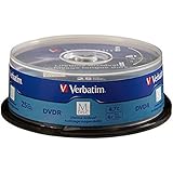 Verbatim M-Disc DVD-R 4.7GB 4X with Branded Surface - 25pk Spindle - 98908