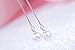 XCFS 925 Silver Plated Vintage Long Tassel ear wire Simulated Pearl Womens Dangle Drop Earrings,White