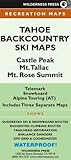 Tahoe Backcountry Ski Maps: Castle Peak, Mt. Tallac, Mt. Rose Summit by 