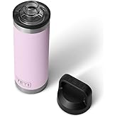 YETI Rambler Bottle Chug, Vaccum Insulated Stainless Steel Bottle with Leakproof Chug Cap, Cherry Blossom, 18 oz (532 ml)