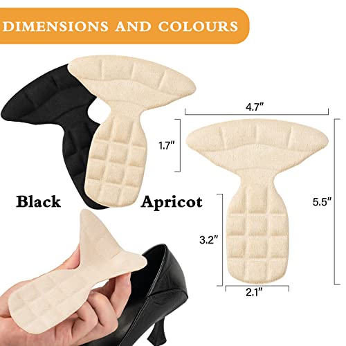 Strong Adhesive Heel Pads and Inserts for Women and Men's Shoes Heel Cushion and Slip Resistant,Shoe Inserts Men Design to Relieve Heel Pain, Blisters and Looseness