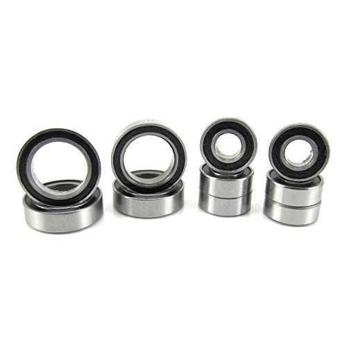 Axial AR60 Single Axle Bearing Set, (6) 5x11x4mm, (4) 10x15x4mm