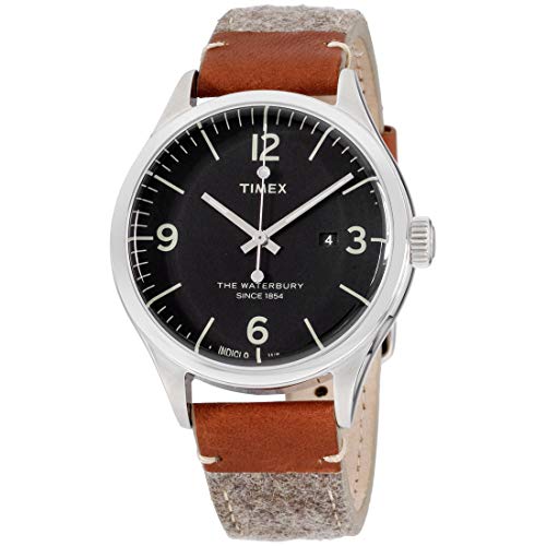Timex The Waterbury Quartz Movement Black Dial Men's Watch TW2P95600