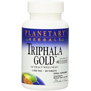 triphala planetary herbals 1000mg gold tabs cultivated fruits