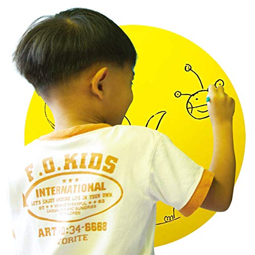 12 Pcs Colorful Dry Erase Circles White Board Marker Removable Vinyl Dot Wall Decal for Training School Teaching Progress, Family Message Board
