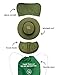 Outdoor Boonie Sun Hat by Indie Ridge - 3 in 1 Ways To Wear Fishing Hiking Hunting Outdoors and More, Detachable Neck Flap and Face Cover Sun Protection Cap, Large