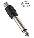 iMBAPrice RCA Female to Quarter Inch (1/4) Adapter [10 Pack]
