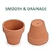 GROWNEER 48-Pack 2” Mini Clay Pots Terracotta Pot with 25 Pcs Plant Labels, Ceramic Pottery Planter Cactus Succulent Nursery Pots, for Indoor Outdoor Plants, Crafts, DIY, Wedding Favor