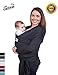 Black Baby Sling Carrier Wrap by Cozitot | Soft & Stretchy Baby Carrier | Baby Carrier | Small to Plus Size Baby Wrap | Nursing Cover | Best Baby Shower Gift