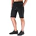 BROKIG Men's Stretch Gym Shorts,Workout Running Active Sweat Shorts with Pockets