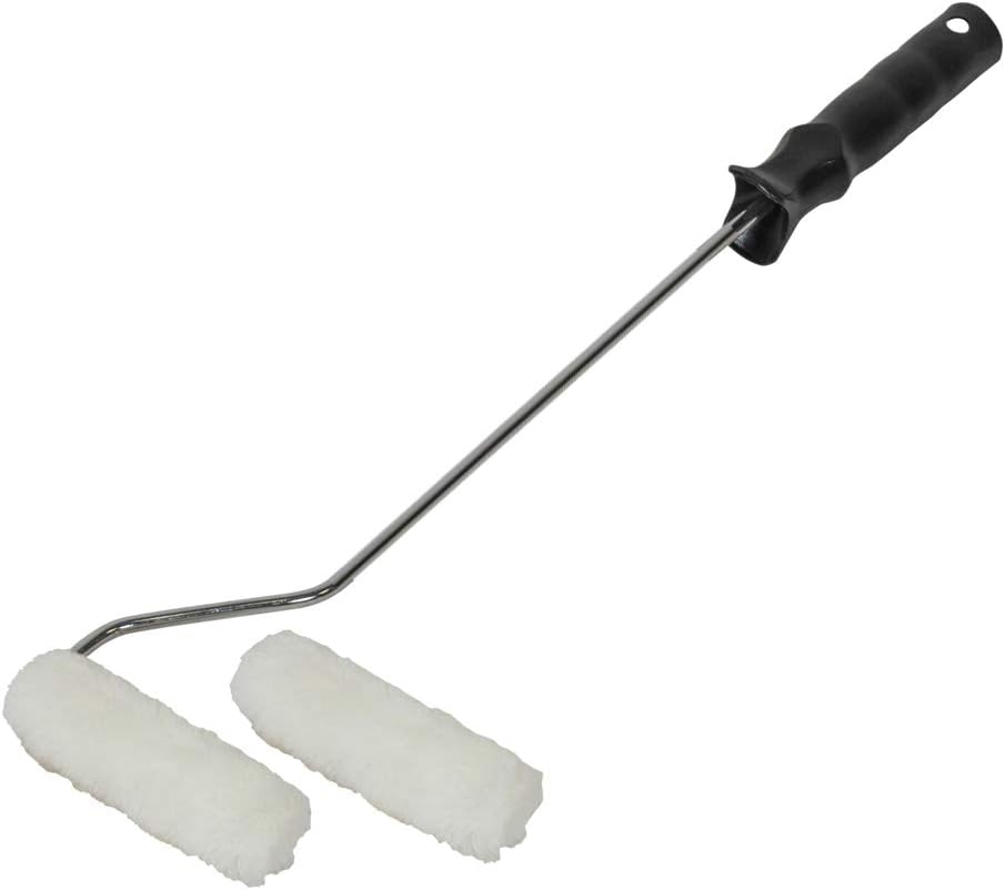 Faithfull RRADKIT Radiator Roller Kit Frame & 2x 100mm Medium Pile Roller