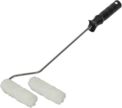 Faithfull RRADKIT Radiator Roller Kit Frame & 2x 100mm Medium Pile Roller