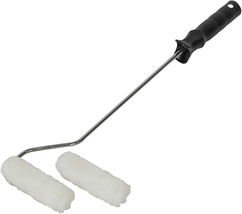 Faithfull RRADKIT Radiator Roller Kit Frame & 2x 100mm Medium Pile Roller
