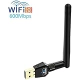 U-Tote AC600Mbps Dual Band USB WiFi Adapter Antenna, 802.11ac 2.4G/5G Wireless Network Adapter for Desktop Laptop, Support WinXP/7/8/8.1/10, Mac OSX 10.4-10.12