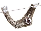 28-Inch Hanging Sloth Stuffed Animal - Ultra Soft Plush Design With Hands And Feet That Connect Together - Realistic Looking Three Toed Sloths - Bring These Popular Sloths Home To Boys & Girls Ages 3+