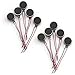 TOTOT 10pcs 10x2.7mm Mini Vibration Motor DC 3V 85mA 12000rpm Flat Coin Button-Type Micro DC Vibrating Motor for Mobile Phone Tablet Household Appliances