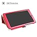 MediaPad T3 7.0 Case,Mama Mouth PU Leather Folio 2-Folding Stand Cover with Stylus Holder for Huawei MediaPad T3 7.0 Inch Tablet,Red