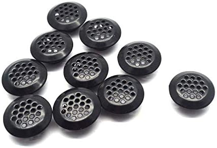 My Mironey Air Vents 1 Inch 25mm 10pcs Black Circular Soffit Vent Stainless Steel Round Mesh Hole Louver Vent For Kitchen Bathroom Cabinet And Shoebox Amazon Com