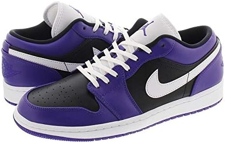 purple and white air jordan 1