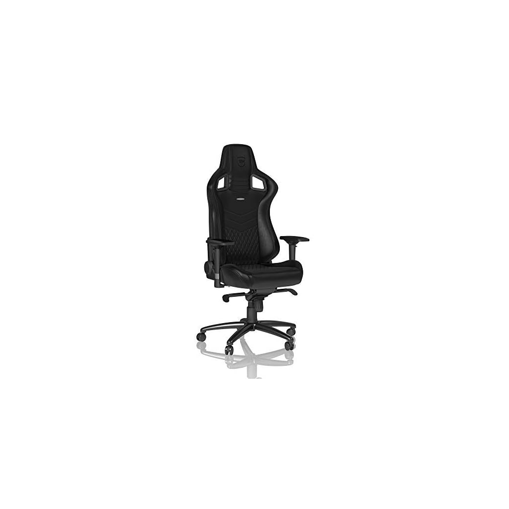 Sedia da gaming e ufficio noblechairs EPIC, Pelle Vera, Nero