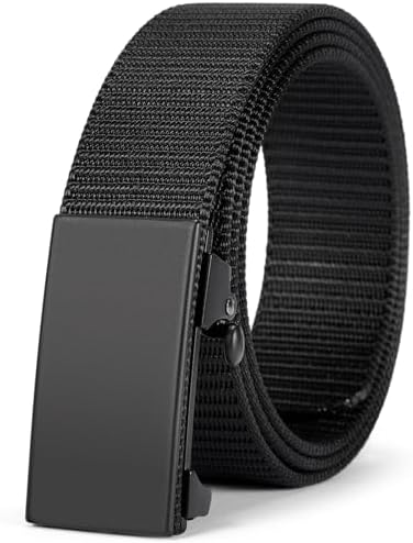 CHAOREN Nylon Ratchet Belts for Men - Adjustable Web Belt
